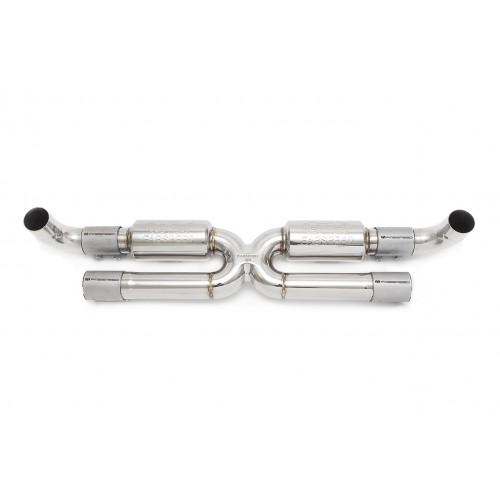Fabspeed Center Muffler Bypass X-Pipe 991.2
