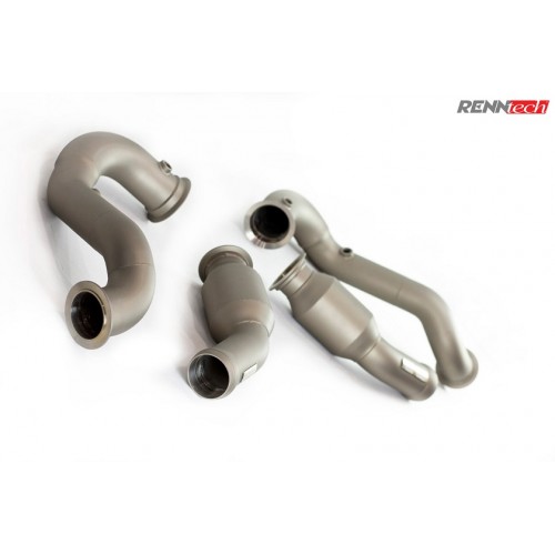 RENNtech Downpipes w/200 Cell Sport Cats