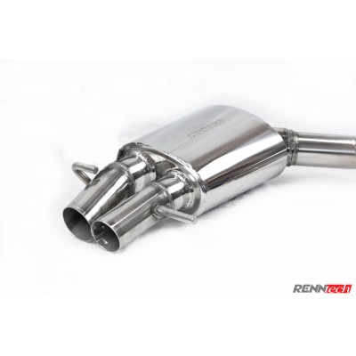 RENNtech Stainless Steel Sport Mufflers w/o Valves