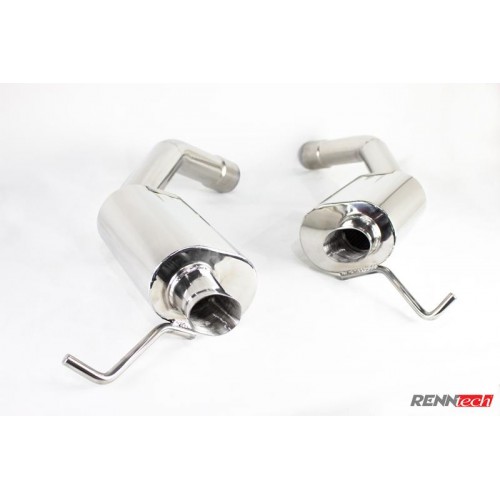 RENNtech Stainless Steel Sport Mufflers E550