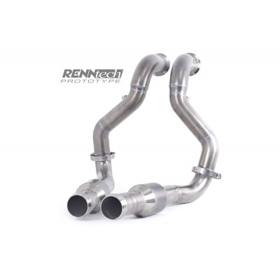 RENNtech Downpipes w/Sport Catalytic Converters GTS 