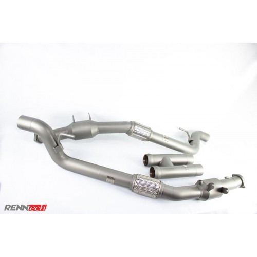 RENNtech Downpipes w/ Sport Catalytics M157