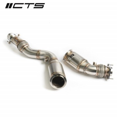 CTS Turbo 3" Stainless Steel High-Flow Cats S55 F80/F82/F87 M3/M4/M2 Competition