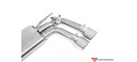 Unitronic Cat Back Exhaust System - Chrome Round Tips