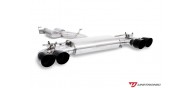 Unitronic Cat Back Exhaust System - Black Round Tips