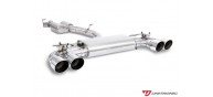 Unitronic Cat Back Exhaust System - Chrome Round Tips