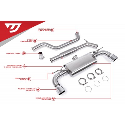 Unitronic Cat Back Exhaust for MK7 & 7.5 GTI