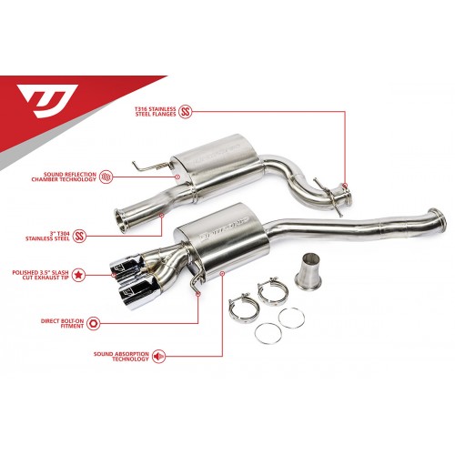 Unitronic Cat-Back Exhaust System for Jetta GLI