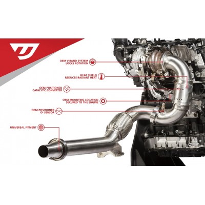 Unitronic Downpipe for 2.0T Gen3