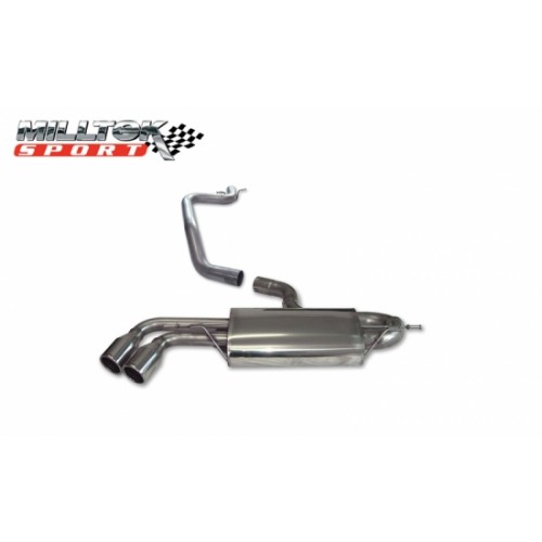 Milltek 2.0T FWD Twin Tipped Cat Back Exhaust